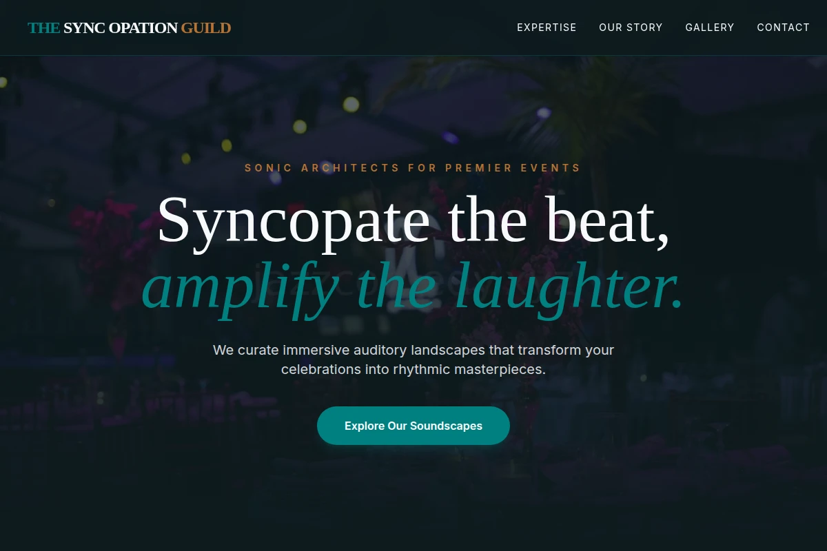 Sound Event Planning